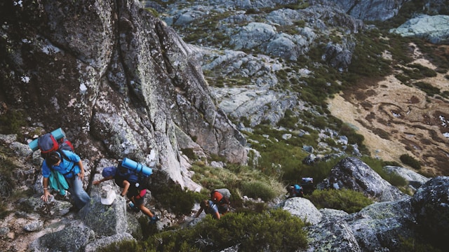 randonnée en haute montagne