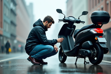 Comment préparer un scooter pour affronter la saison des pluies en ville